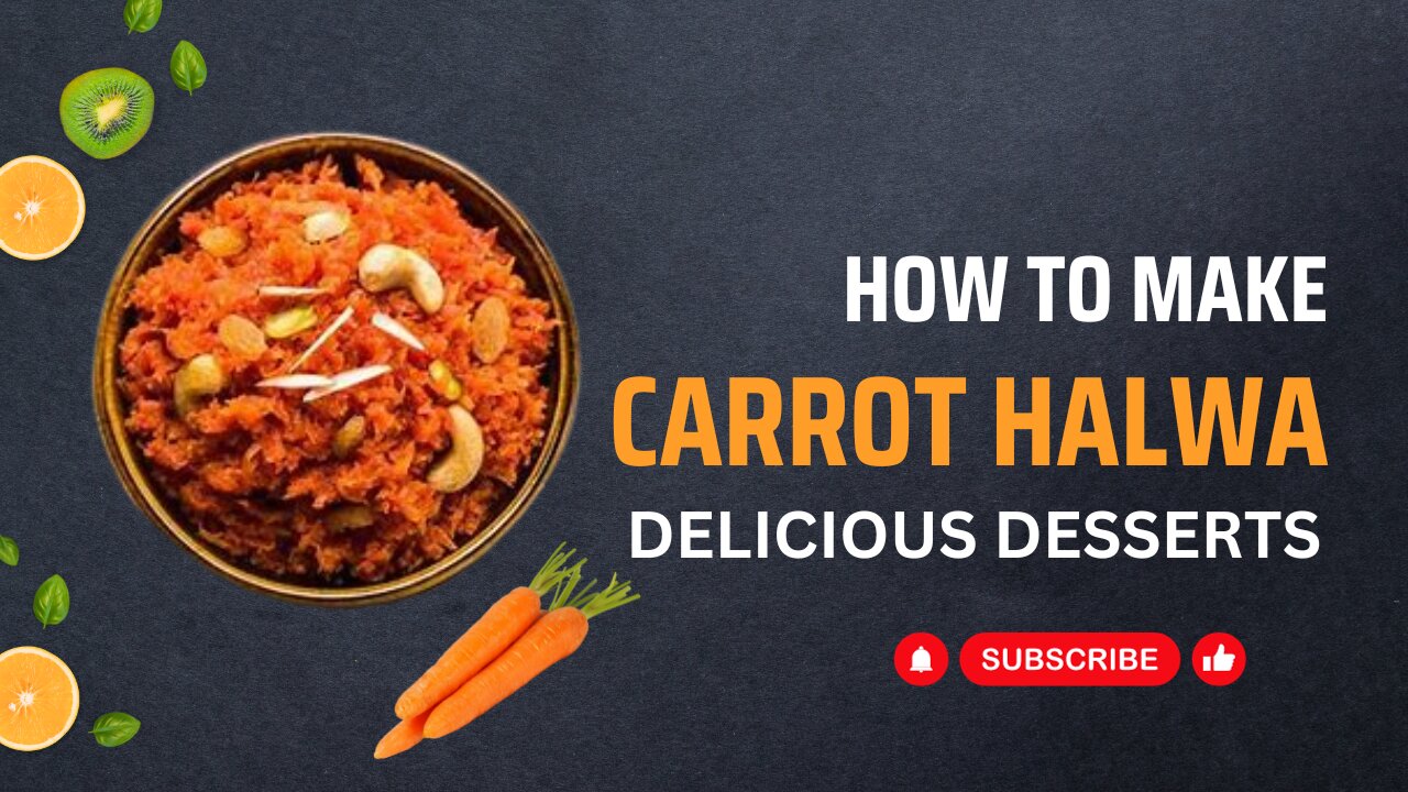 Gajar Ka Halwa Recipe | Homemade Carrot Halwa | Indian Dessert Recipe