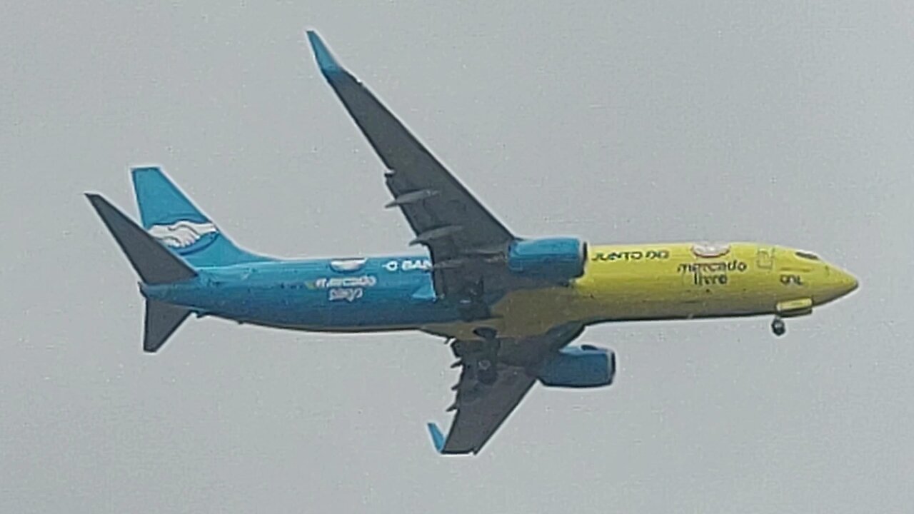 Boeing 737-800F PS-GFD coming from Salvador to Fortaleza
