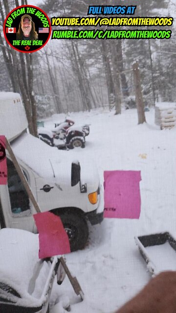 January 10th, 2024 | The Lads Vlog-001 | Snowstorm! | #shorts