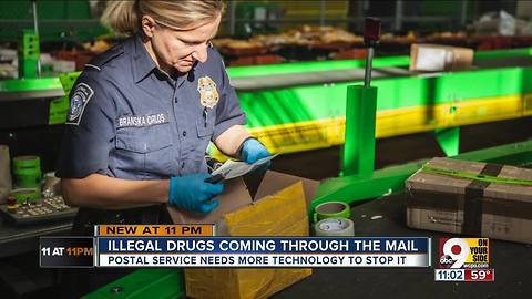 More drugs are traveling through U.S. mail