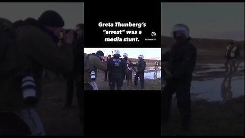 Was Greta Thunberg’s “Arrest” A Media Stunt? #viral #gretathunberg #fakenews