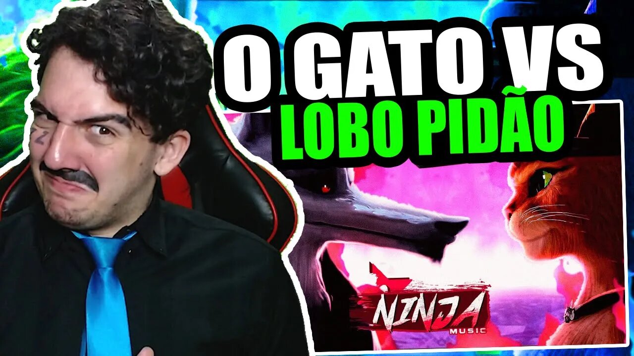 A VIDA E A MORTE | Gato e Lobo/Morte (Gato de Botas 2) | Ninja Feat. Papyrus da Batata PASTOR REACT