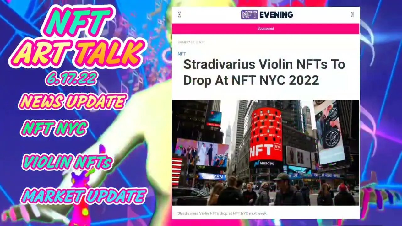 NFT NYC Stradivarius Violins Crypto Market Cap News Update #nftnews #nft #cryptonews