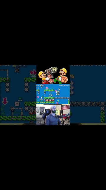 RUN MARIO! Super Mario Maker 2: Super Expert #speedrun #nintendoswitch #shorts