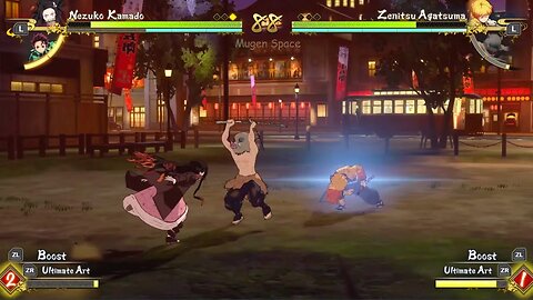 Tanjiro Kamado & Nezuko Kamado VS Zenitsu Agatsuma & Inosuke Hashibira IDemon Slayer Nintendo Switch