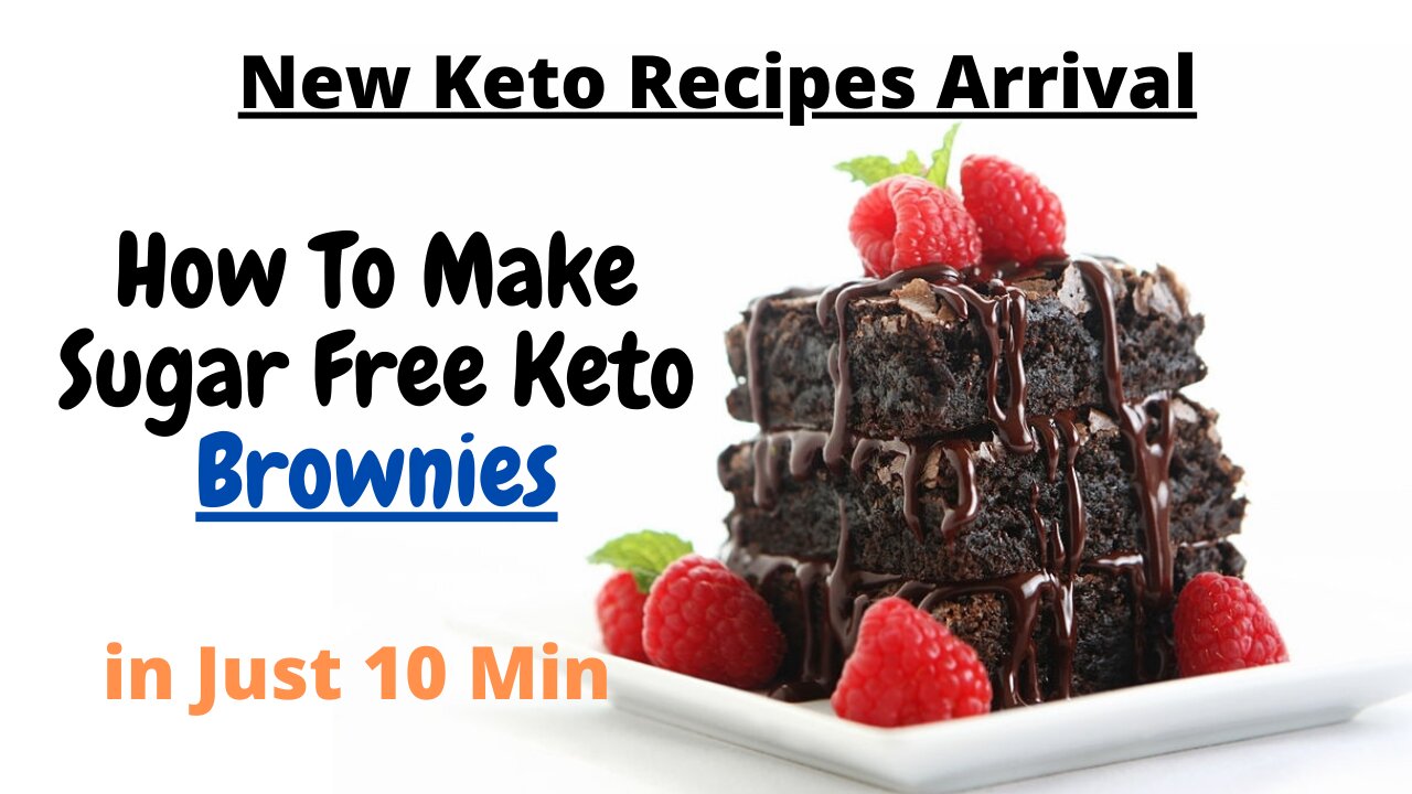 How To Make Sugar Free Keto Brownies - 2g Carbs Each