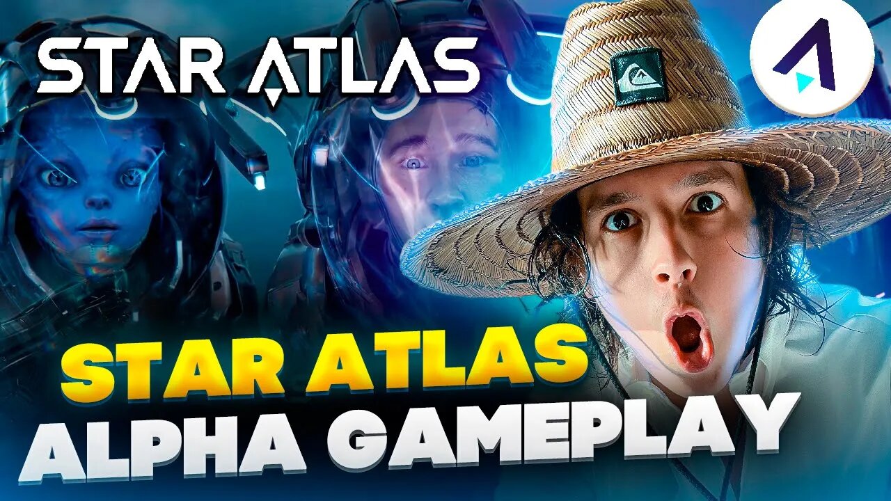 STAR ATLAS ALPHA GAMEPLAY WALKTHROUGH - PLAY TO EARN METAVERSE