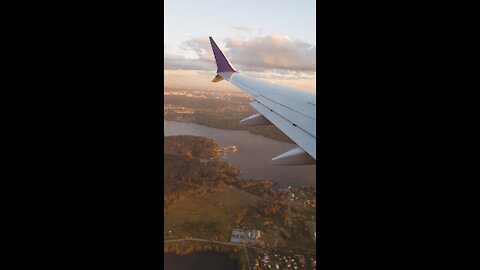 Landing at Airport