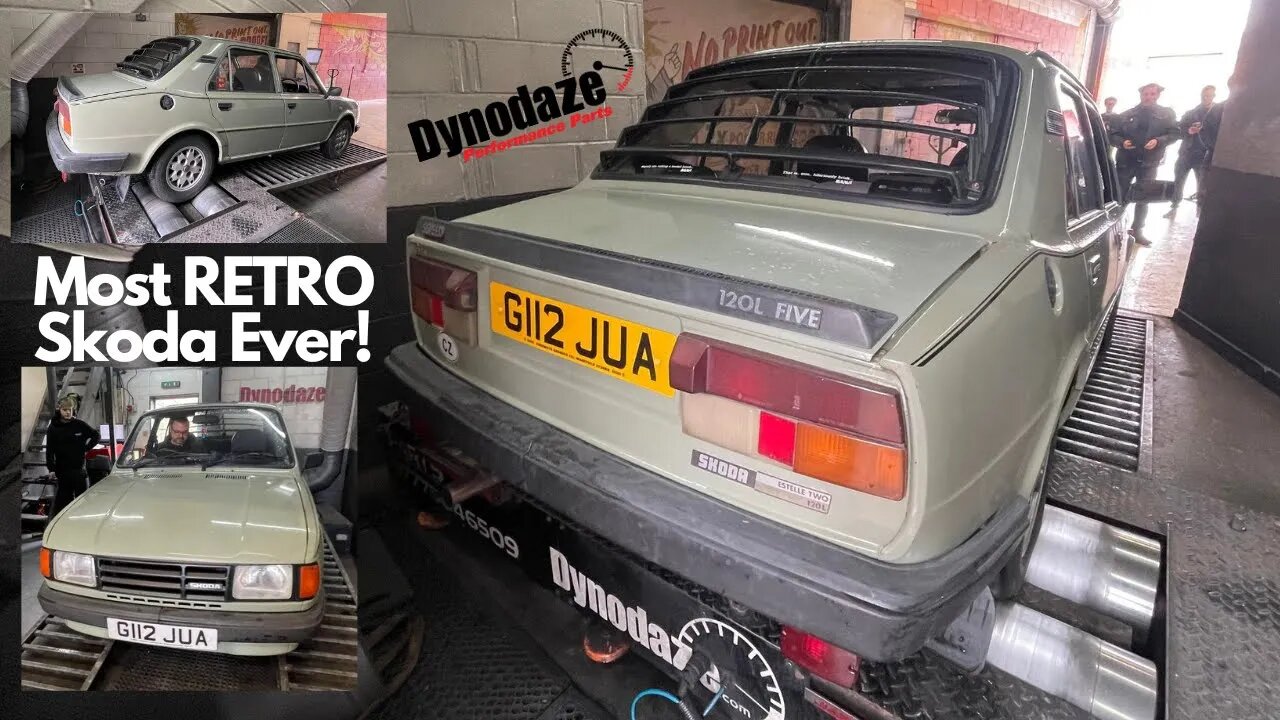 The MOST Retro Skoda Ever! Skoda Estelle on the Dyno