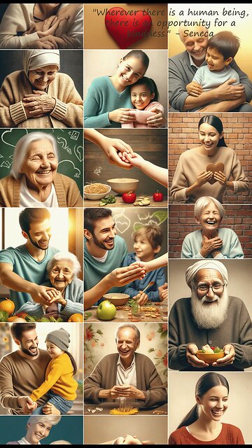 60-second inspirational - "Wherever there is a human being, there is an..." - Seneca