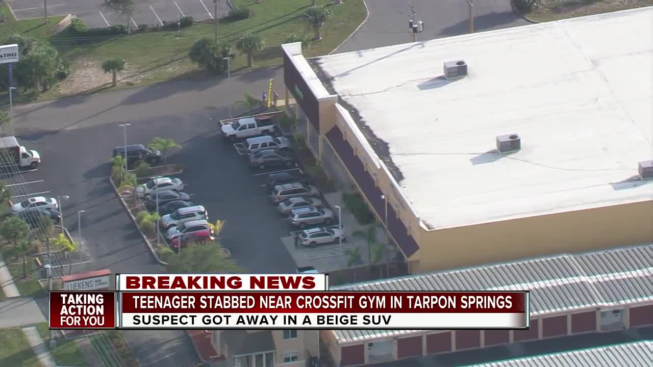 16-year-old stabbed outside Tarpon Springs Crossfit, police searching for suspect