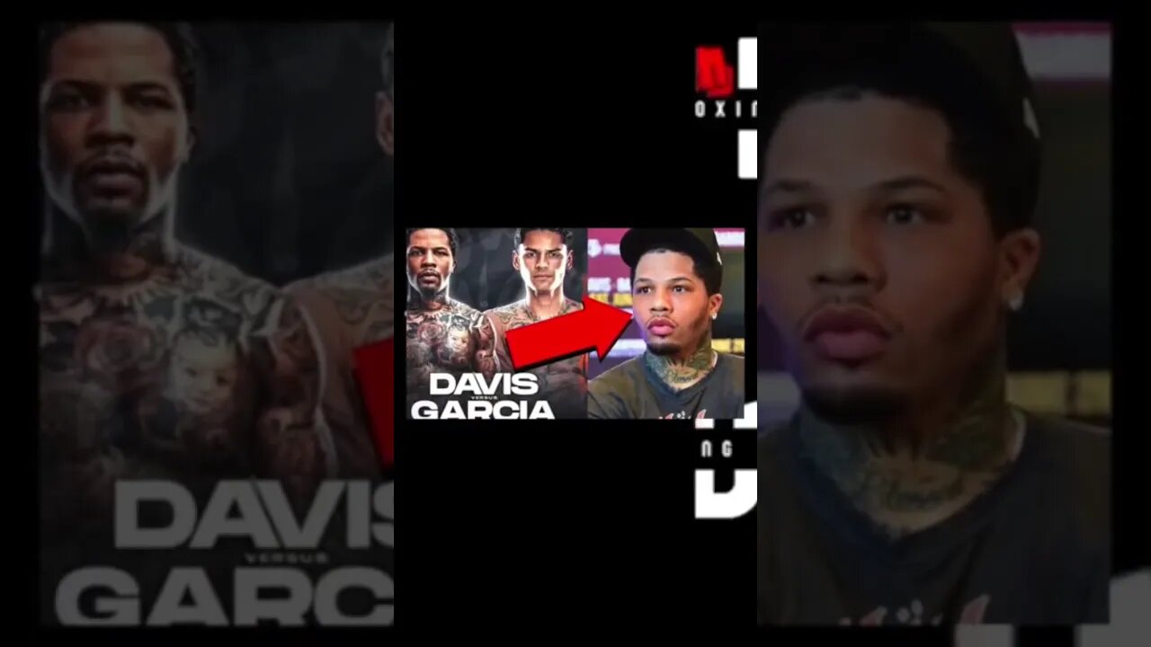 GERVONTA DAVIS HAS THIS TO SAY AFTER RYAN GARCIA VS GERVONTA DAVIS WAS OFFICIALLY CONFIRMED | Boxing