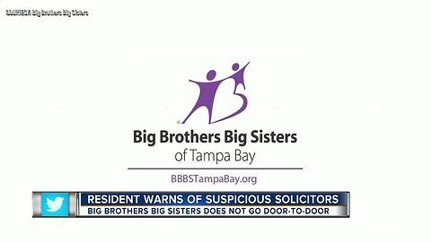 Resident warns of suspicious solicitors claiming to be Big Brothers Big Sisters