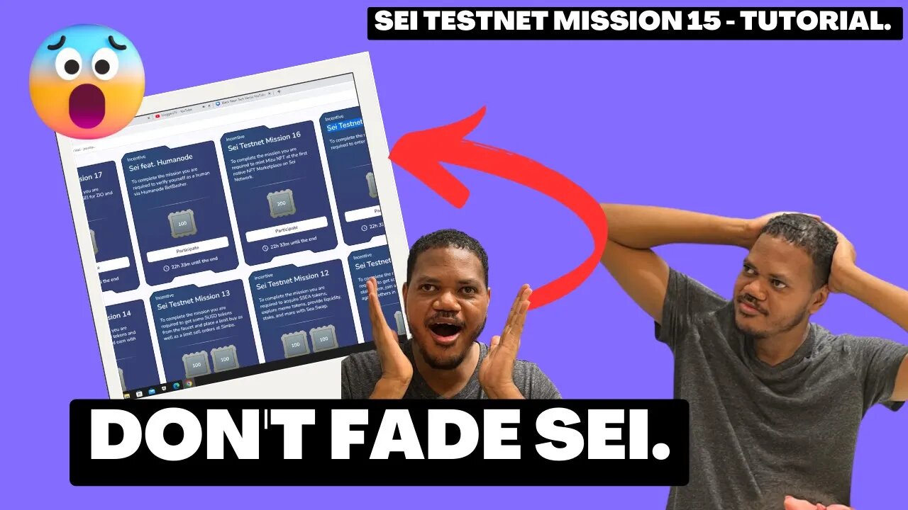 Sei Testnet Mission 15 - Tutorial. Airdrop Confirmed.