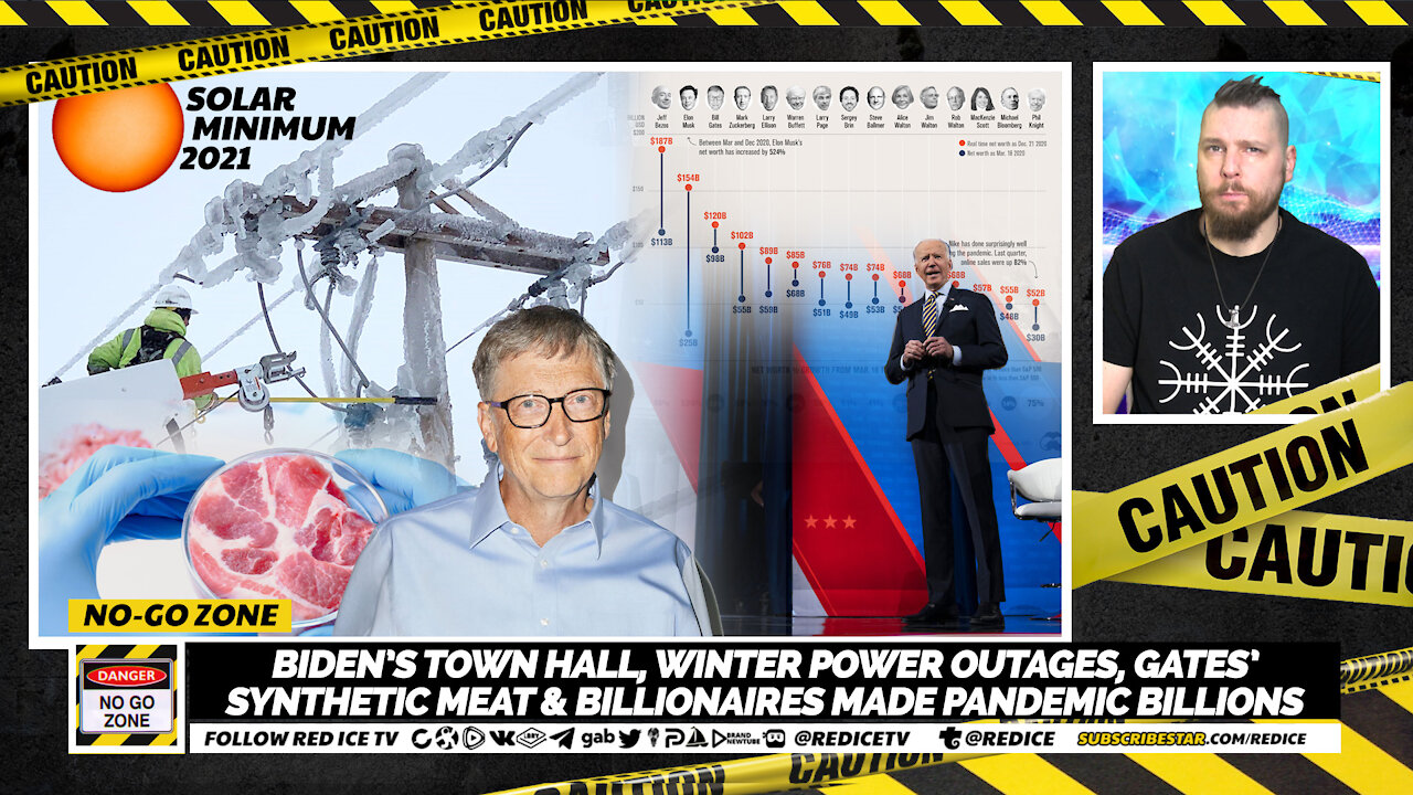 No-go Zone: Biden's Town Hall, Winter Power Outages, Gates’ Synthetic Meat & Pandemic Billionaires