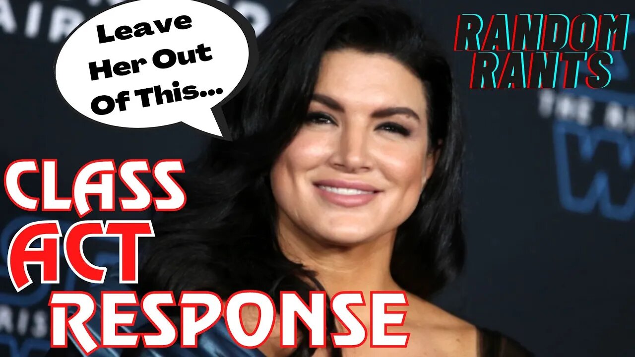 Random Rants: Gina Carano Shows Class, SLAMS "Sad" Woke Kotaku Editor For Personal Attacks