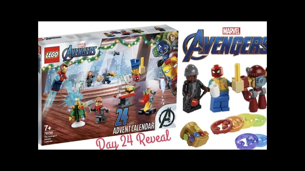 Day 24 & Full Recap - Lego MARVEL AVENGERS Advent Calendar 2021 (#76196)- Day 24 Reveal Rodimusbill