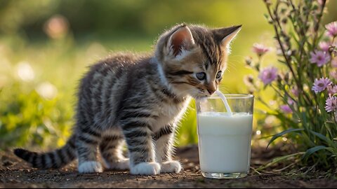 Cute Baby Kittens Drinking Milk 🍼😸💖