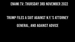 Trump Files a Suit Against N.Y.’s Attorney General, and Against Advice