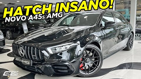 NOVO MERCEDES BENZ A45s AMG 2022 MELHOR E MAIS POTENTE HATCH ESPORTIVO COM 421 CV E 0-100 EM 3,9 SEG