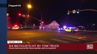 PD: 1 dead, 5 injured after being struck by tow truck in Flagstaff
