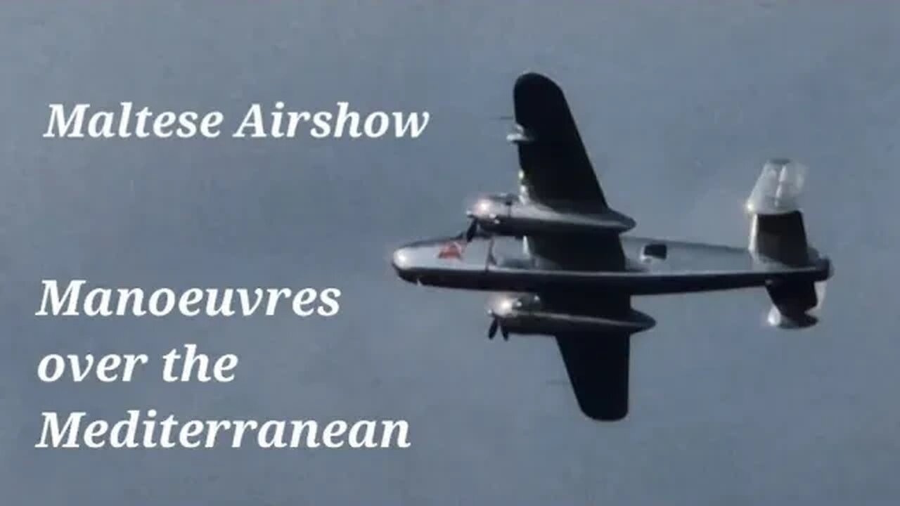 Performing stunning manoeuvres over St. Paul's Bay, Malta at the Maltese Airshow