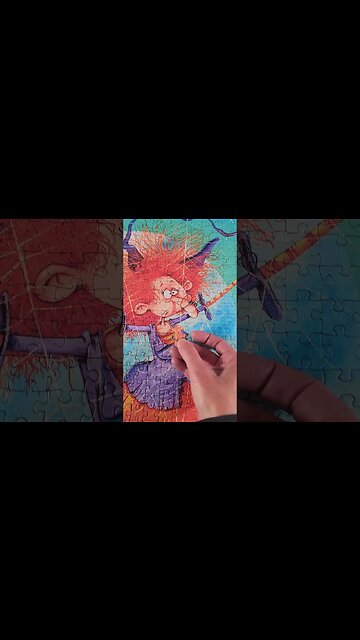 This witch is having a bad day! 😅 #puzzle #halloween #witch #shorts