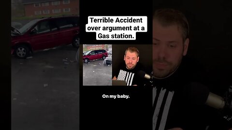 Crazy Accident over Gas Station Argument. Must Watch #shorts