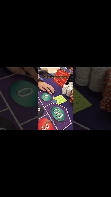 How to spot a triple zero roulette table #roulette #casino