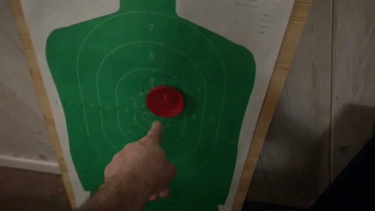 point shooting one hand - indoor muzzle direction verification