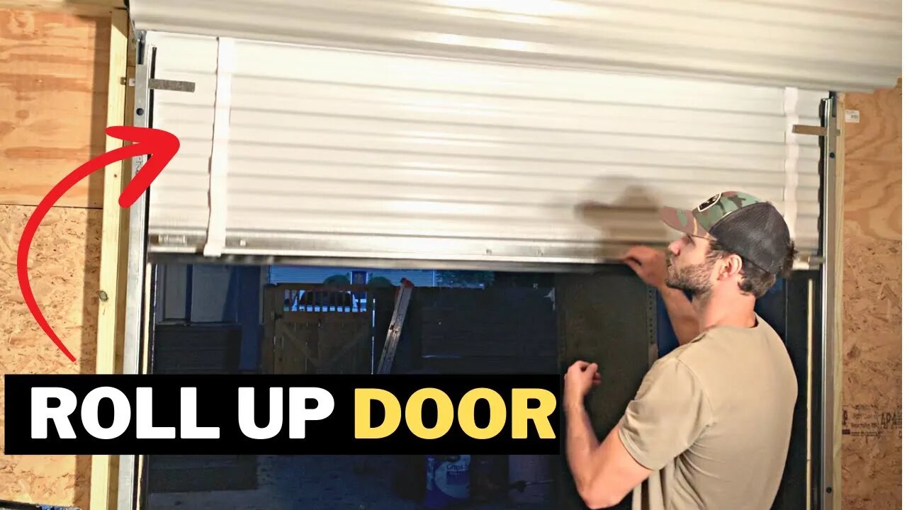 How to Install a Roll Up Door on a Shed