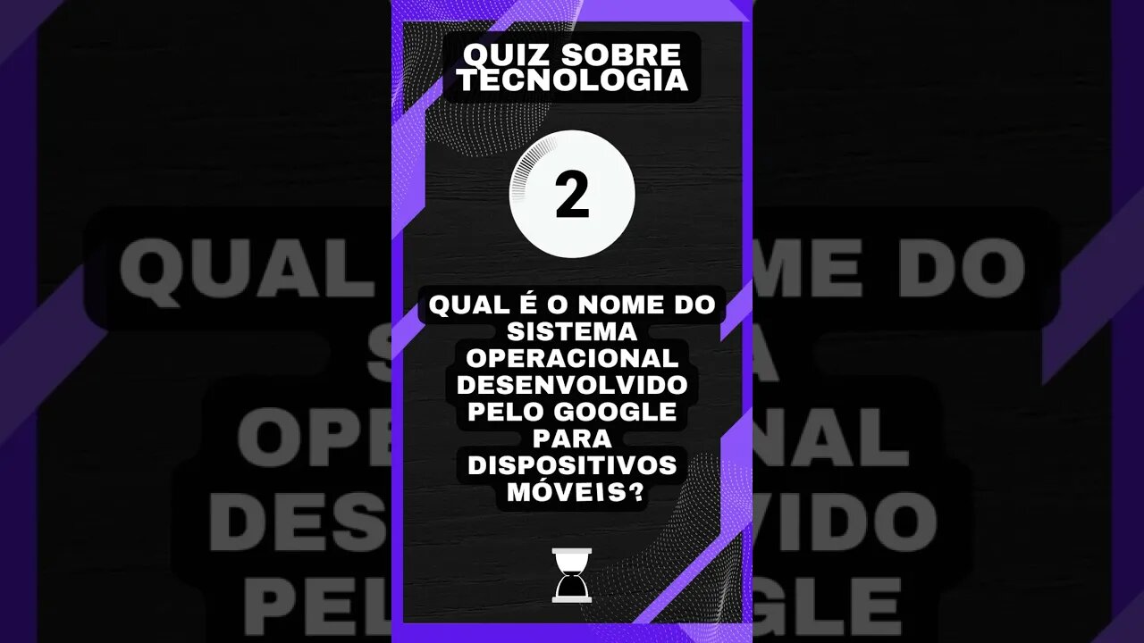 Quiz sobre tecnologia #38: O sistema operacional do google para mobile