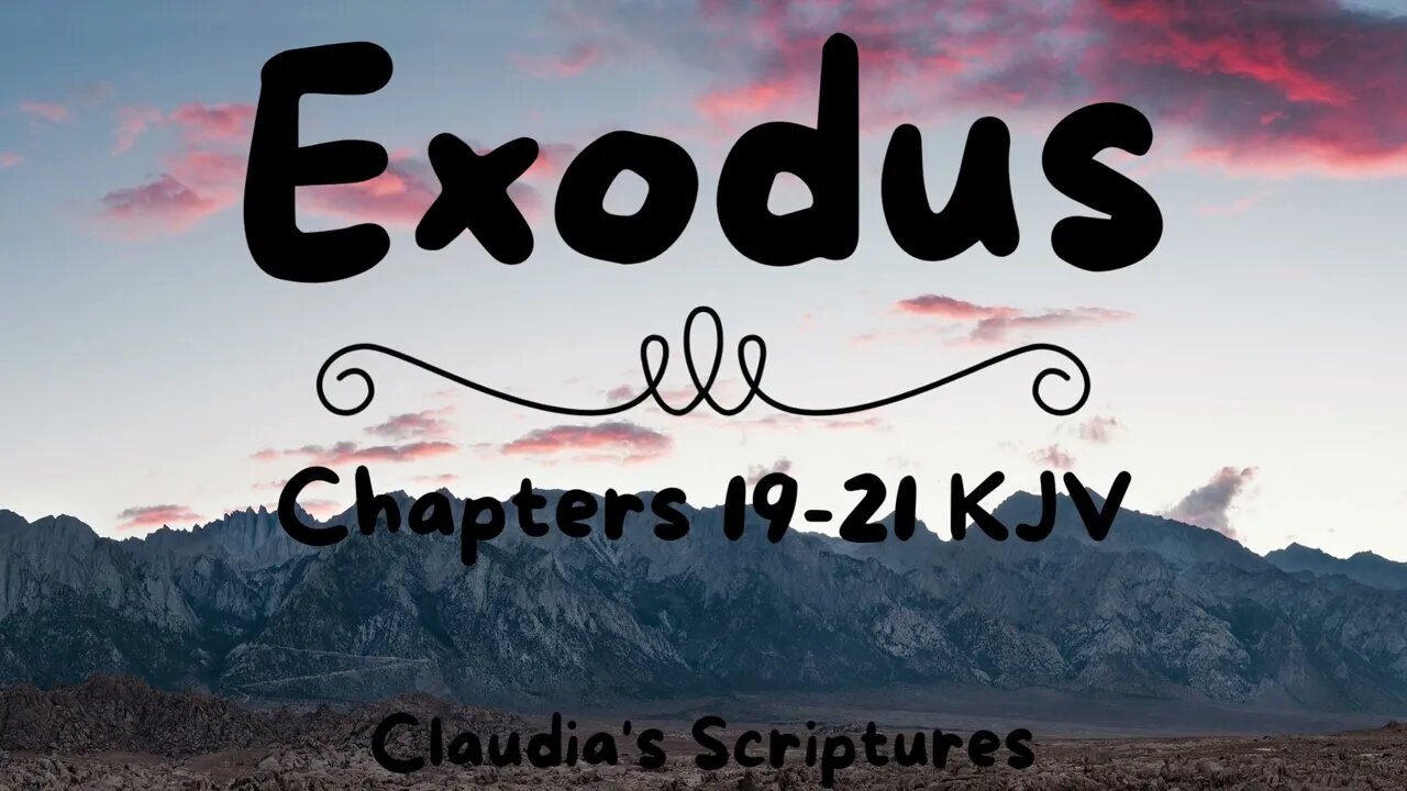 The Bible Series Bible Book Exodus Chapters 19-21 Audio