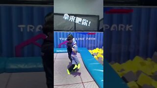 Best Funny videos 2022 😂 Trampoline Jumping #182 #shorts #poseitv