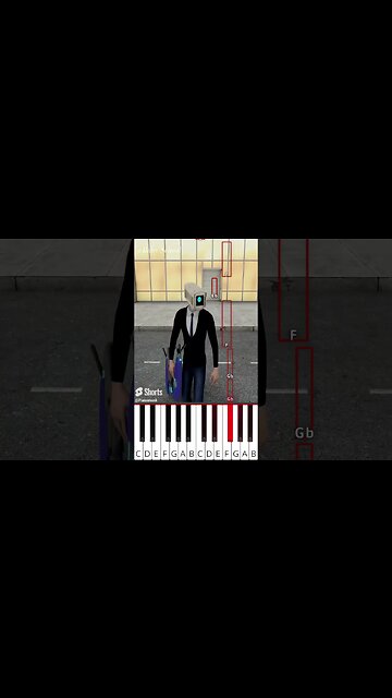 Skibidi War | Ep10: Cameraman in Danger (@BabySchool.) - Octave Piano Tutorial