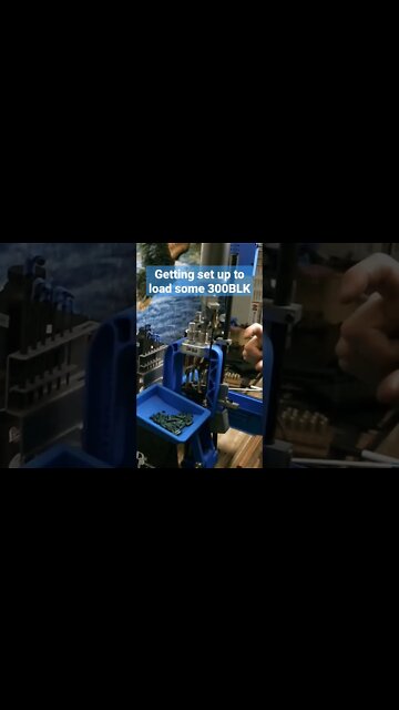 Getting Set Up To Load Some 300 Blackout On The Dillon 550c