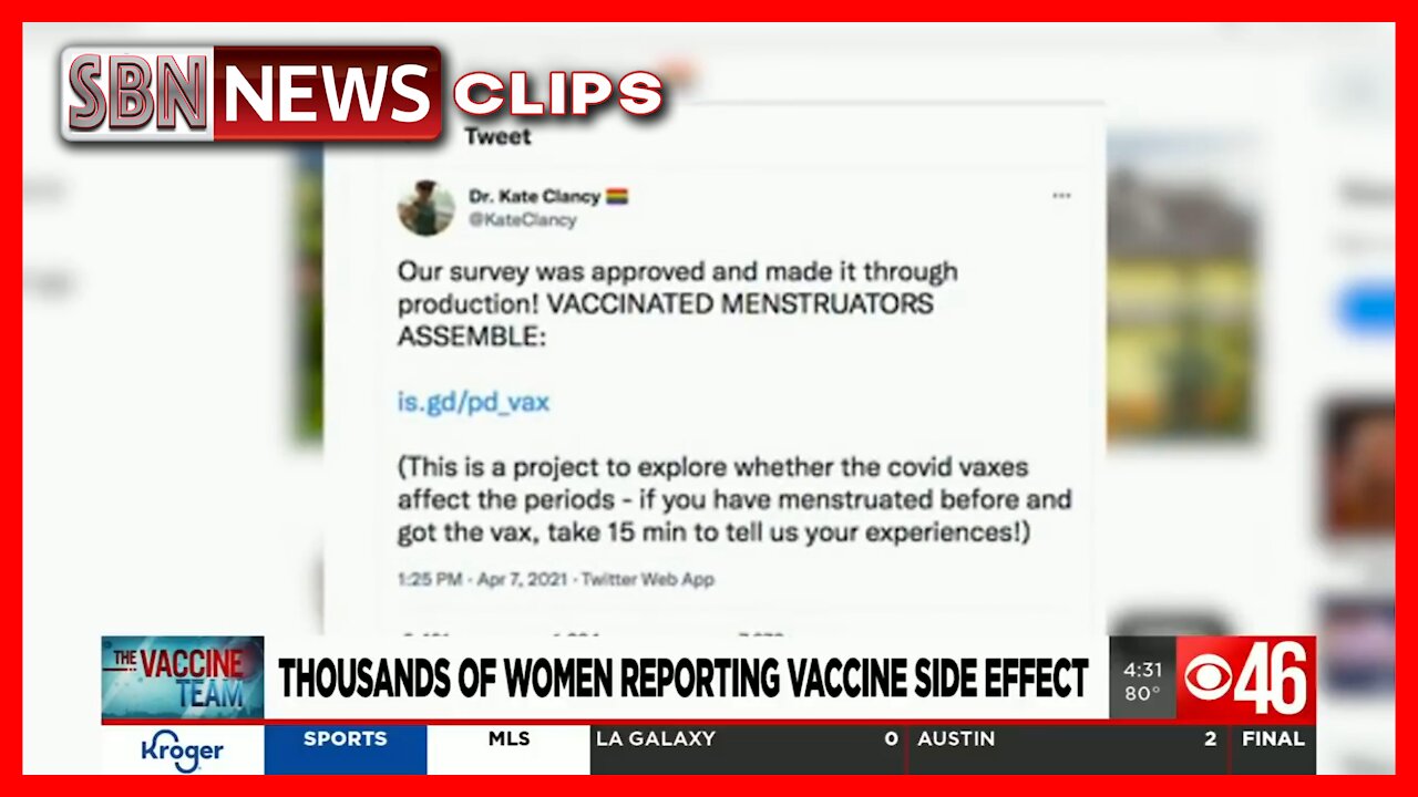 Report: Thousands of Women Reporting Vaccine Side Effect - 4361