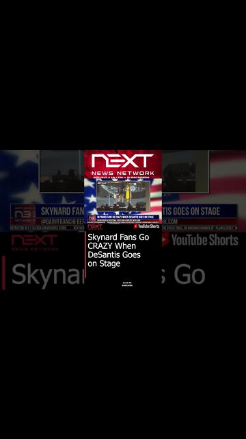 Skynard Fans Go CRAZY When DeSantis Goes on Stage #shorts