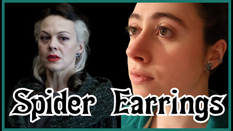 Harry Potter Noble Collection Unboxing & Review: Narcissa Malfoy's Spider Earrings!