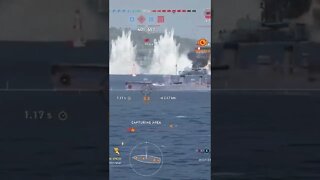 (World of warships legends) perfect double strike