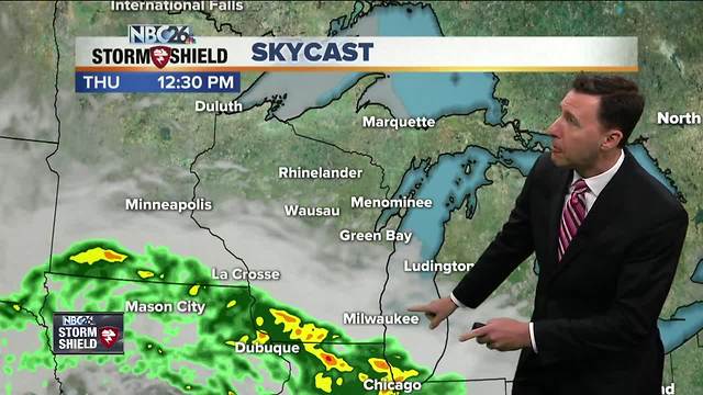 Michael Fish's NBC26 Storm Shield weather forecast