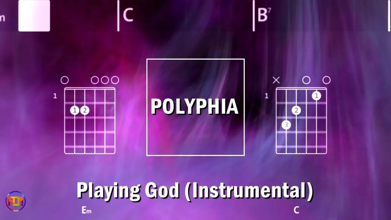 POLYPHIA Playing God FCN GUITAR CHORDS & LYRICS Instrumental