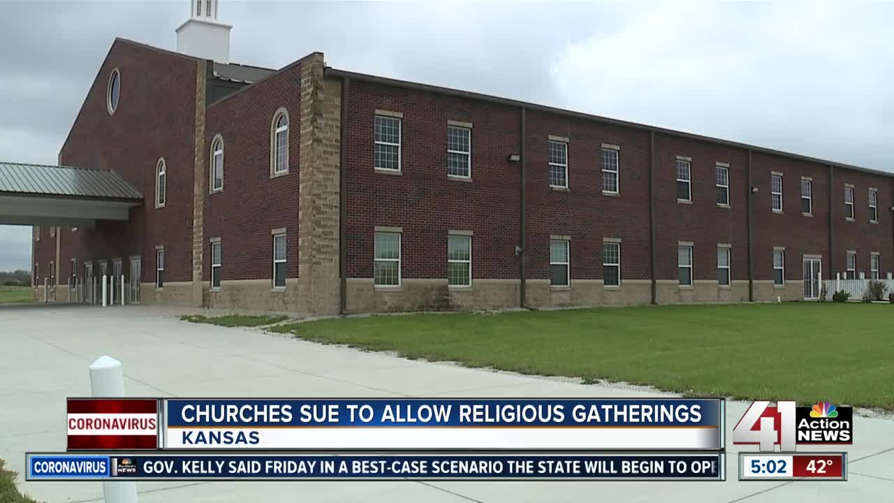 Kansas churches sue to allow religious gatherings