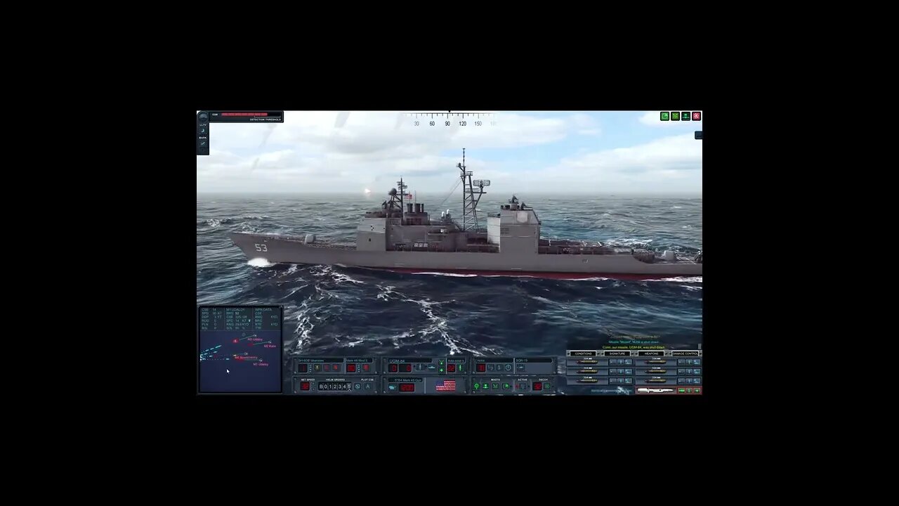 Russian SAG at Spratlys with Ticonderoga Short