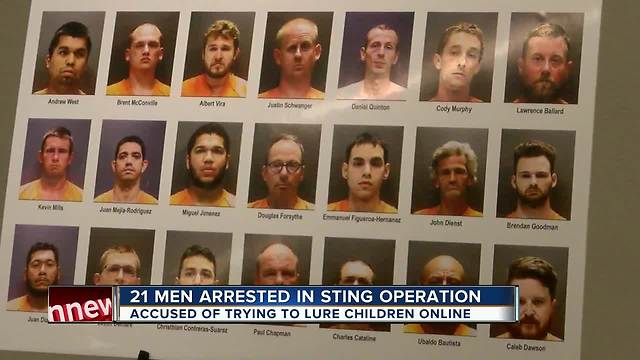 Deputies arrest 21 during operation to protect Sarasota County children from online predators