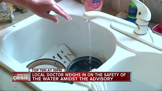 Doctors discuss the risks behind drinking contaminated water