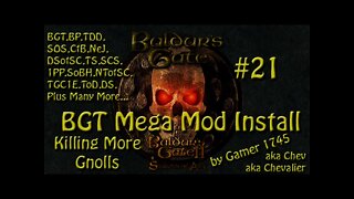 Let's Play Baldur's Gate Trilogy Mega Mod Part 21 - Killing More Gnolls