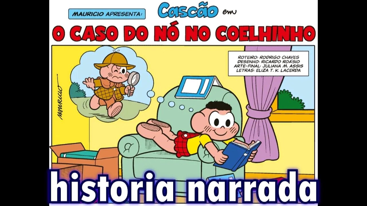 Cascão em-O caso do nó no coelhinho | Gibis do Rapha