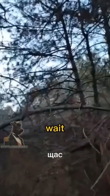 Footage of a Russian soldier of a shock wave at their position as a bomb hit the position of the AFU