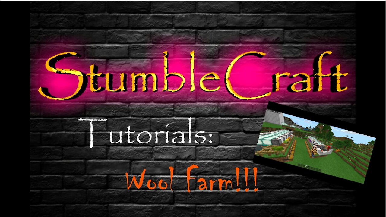 Bedrock Wool Farm, StumbleCraft Tutorials